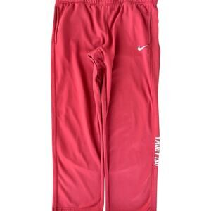 Nike Therma Fit Sweatpants Mens L Red Oklahoma Sooners Athletic Training Pants